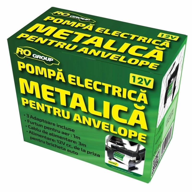 Pompa electrica metalica Ro Group, 12V, 10 bari
