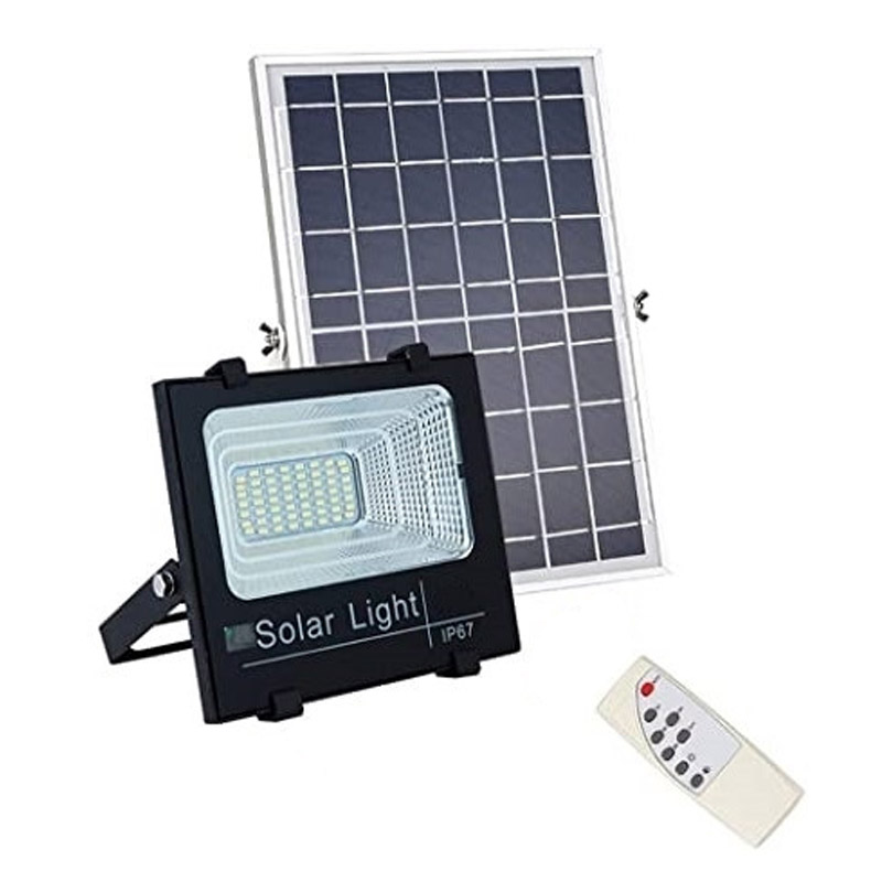 Proiector solar Light, 50 W, LED SMD, 96000 mAh, IP65, 6500 K, 550 lm, telecomanda inclusa General imagine noua 2022