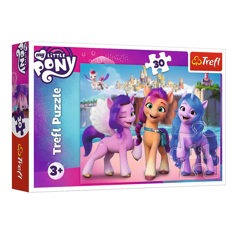 Puzzle My Little Pony Straluceste ca un Ponei, 30 piese maxi, 3 ani+ shopu.ro