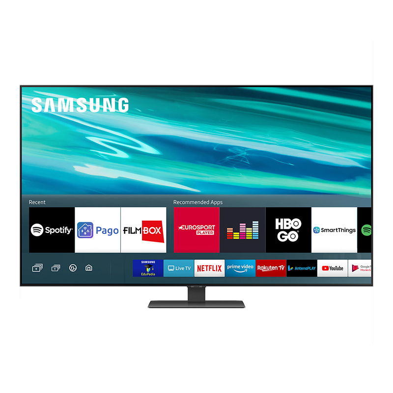 Televizor smart Samsung, 189 cm, 3840 x 2160 px, 4K Ultra HD, QLED, clasa G, Negru Samsung