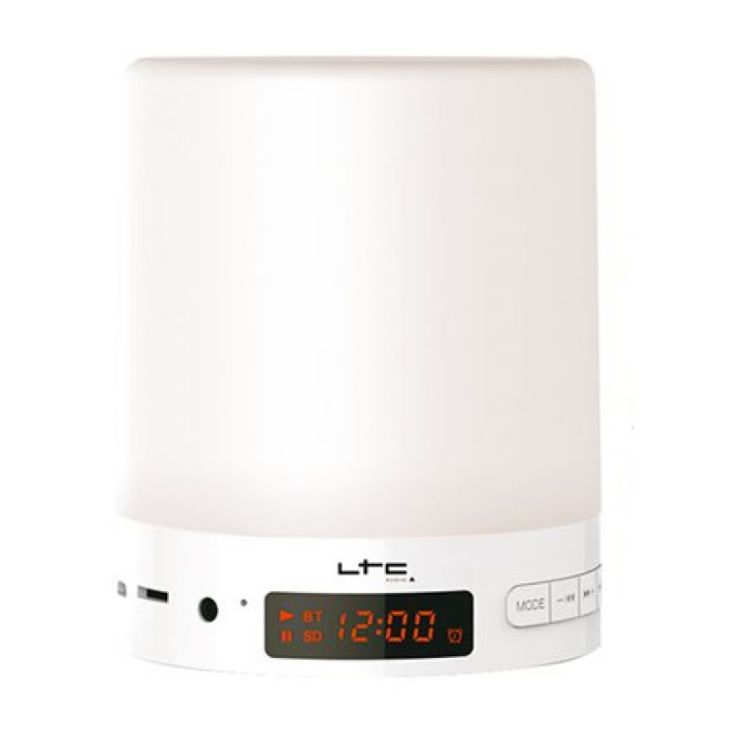 Radio LTC cu ceas si alarma, iluminat RGB, Bluetooth, acumulator Ltc