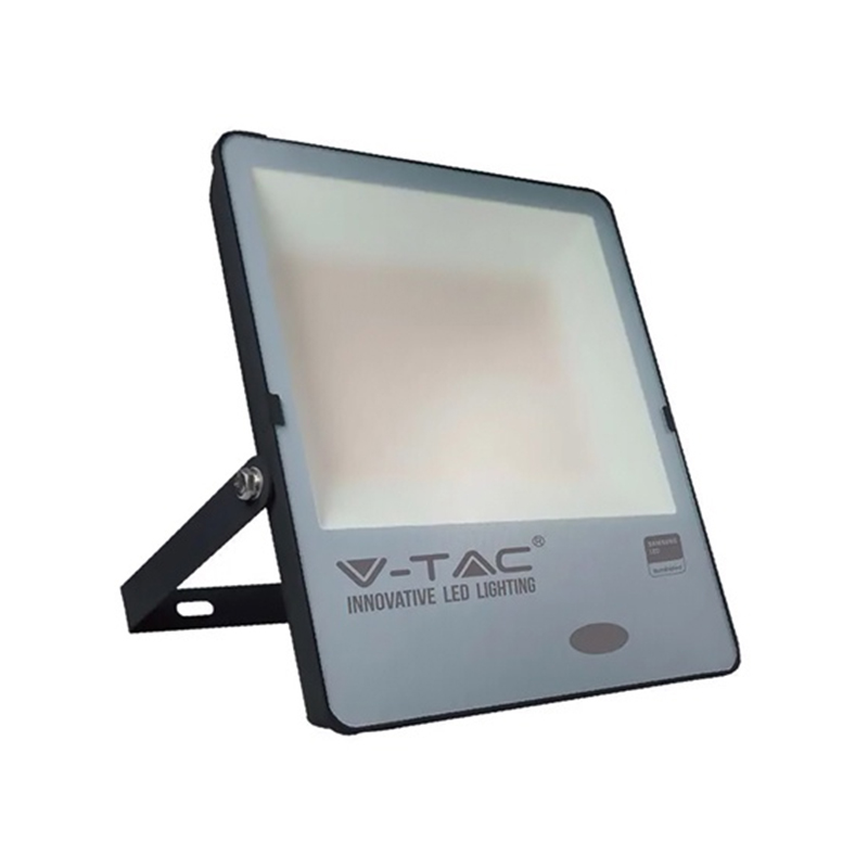 Reflector LED V-Tac, 150 W, 15000 lm, 6400 K, aluminiu, senzor, lumina alb rece 150 imagine noua