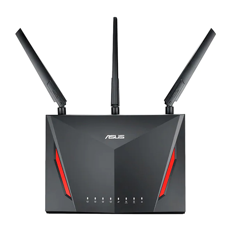 Router wireless Asus, 750 + 2167 Mbps, Dual Band, USB 3.0, Negru ASUS