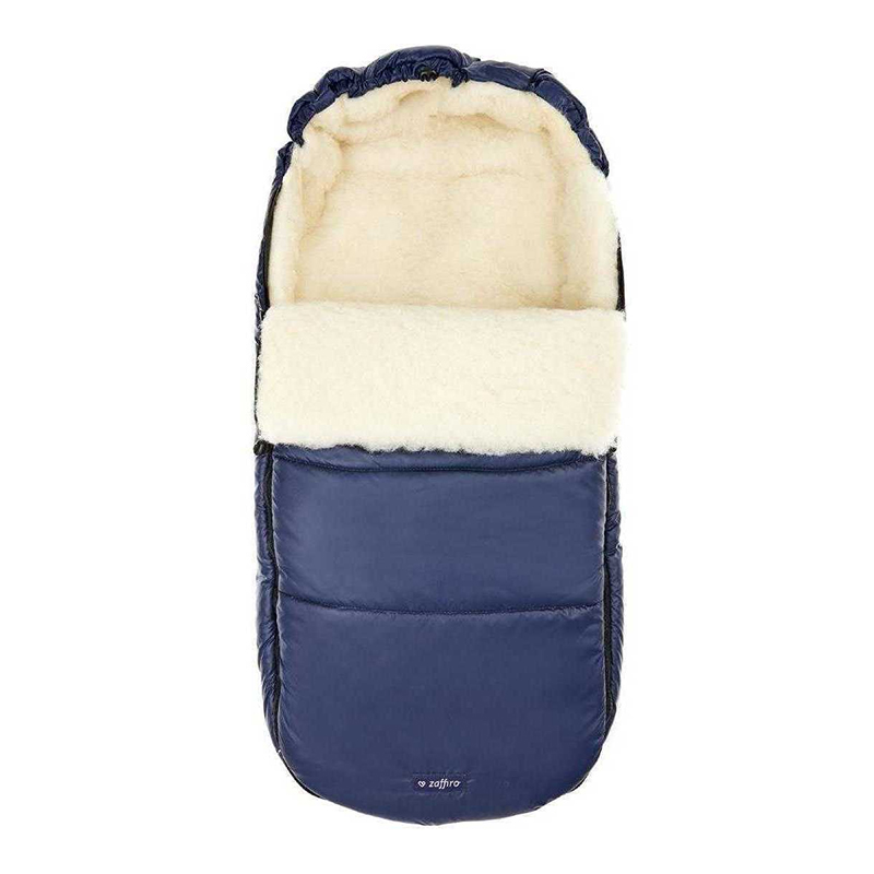 Sac de iarna Vintro Pastel Womar Zaffiro, 90 x 44 cm, lana naturala, impermeabil, 2 ani+, Albastru