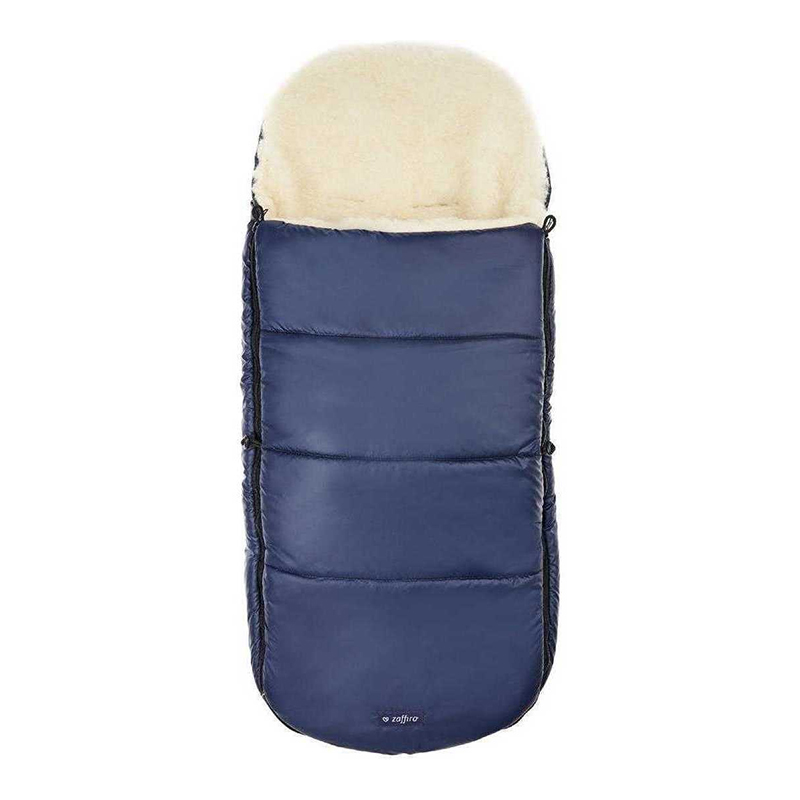 Sac de iarna Vintro Pastel Womar Zaffiro, 90 x 44 cm, lana naturala, impermeabil, 2 ani+, Albastru