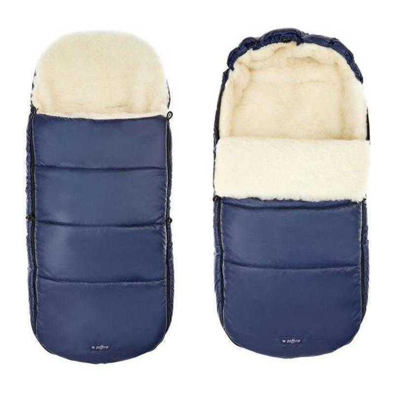 Sac de iarna Vintro Pastel Womar Zaffiro, 90 x 44 cm, lana naturala, impermeabil, 2 ani+, Albastru