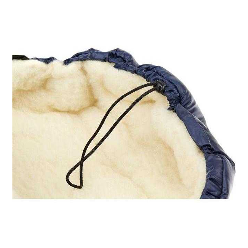 Sac de iarna Vintro Pastel Womar Zaffiro, 90 x 44 cm, lana naturala, impermeabil, 2 ani+, Albastru