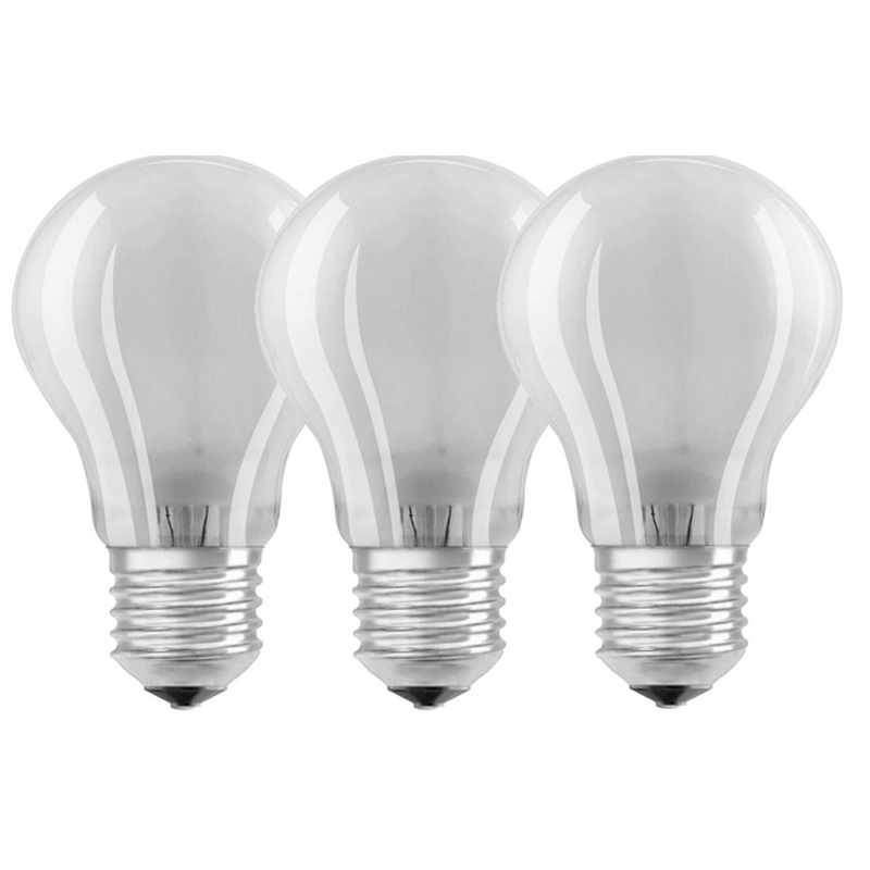 Set Becuri LED Osram, A60, E27, 7 W, 2700 K, 806 Lumeni, 230 V, A++, 3 bucati OSRAM imagine noua 2022