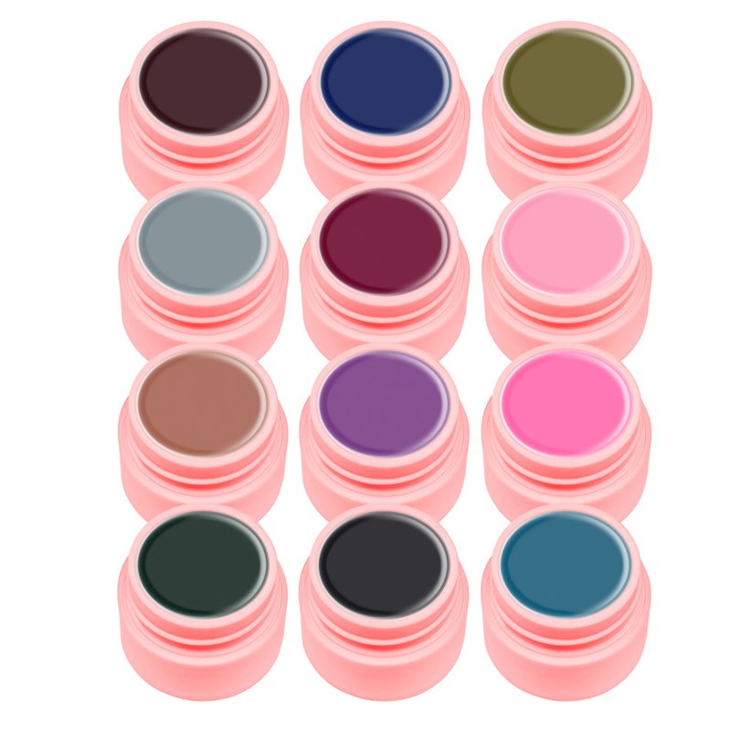 Set geluri color Canni Natural Elegant Series, 12 culori 2021 shopu.ro