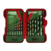 Set 15 burghie pentru lemn Raider, 3-10 mm Set 15 burghie pentru lemn Raider, 3-10 mm