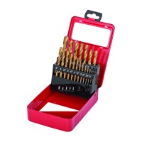 Set 19 burghie HSS+TIN Raider, 1-10 mm Set 19 burghie HSS+TIN Raider, 1-10 mm