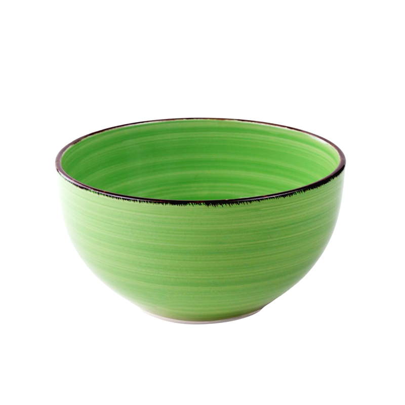 Set 6 boluri Gala Heinner, 14 cm, ceramica, Verde shopu.ro