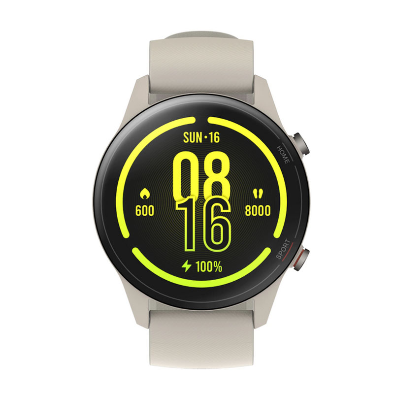 Smartwatch Xiaomi Mi Watch, 1.39 inch, Amoled, Rezistenta la apa, Bluetooth, Senzor lumina ambientala, 420 mAh, Functie DND, Beige shopu.ro