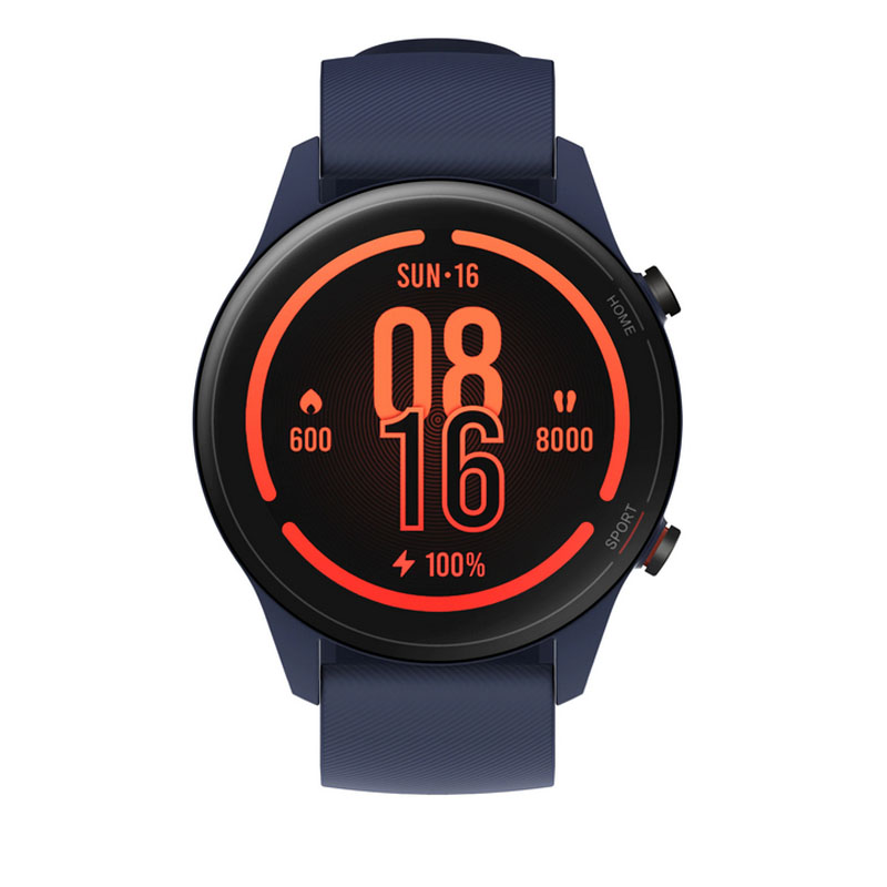 Smartwatch Xiaomi Mi Watch, 1.39 inch, Amoled, Rezistenta la apa, Bluetooth, Senzor lumina ambientala, 420 mAh, Functie DND, Navy Blue shopu.ro