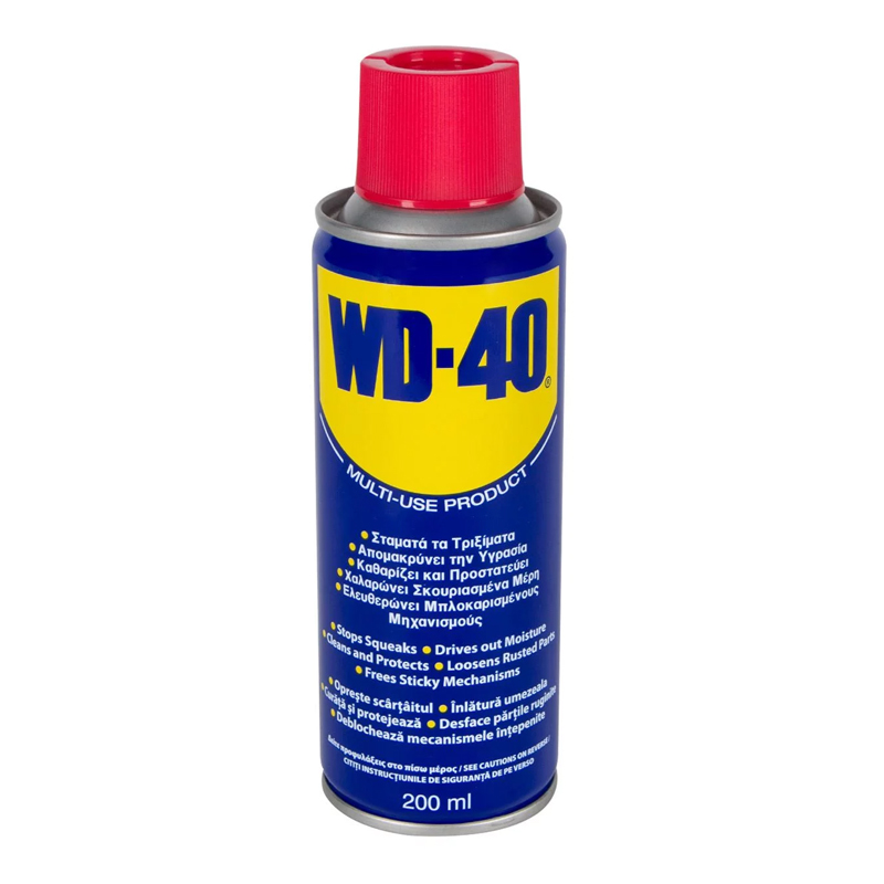 Spray pentru deblocarea mecanismelor intepenite WD-40, 200 ml