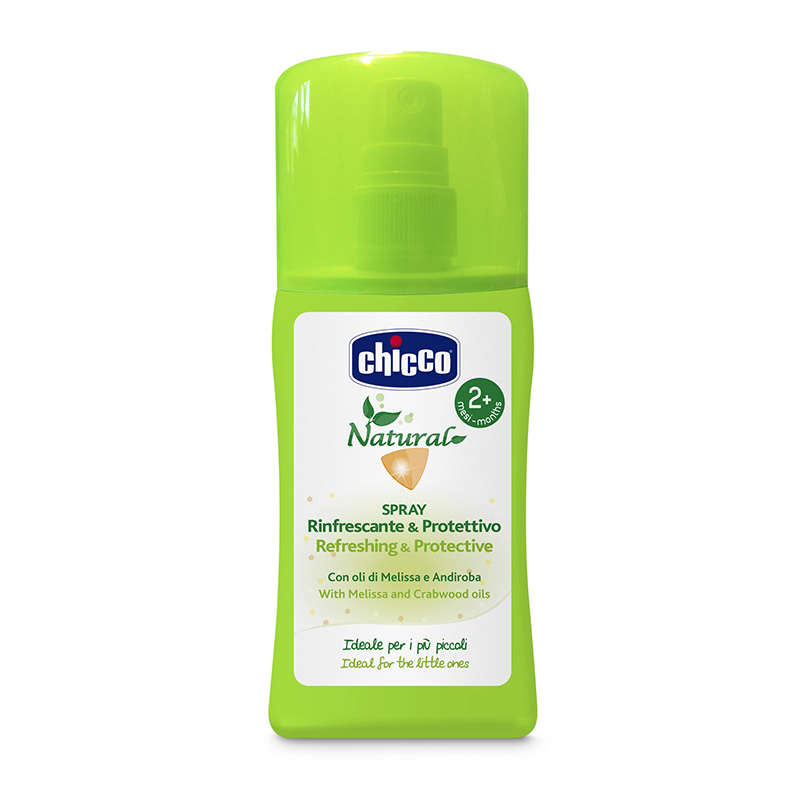 Spray pentru protectie naturala Chicco, 100 ml, ulei melissa/andiroba, 2 luni+ 2021 shopu.ro
