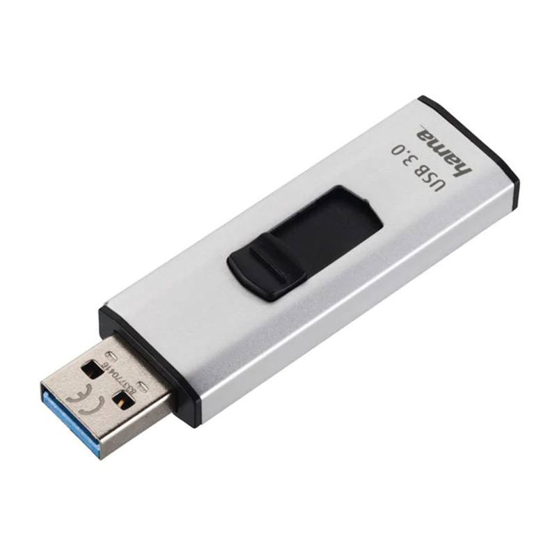 Stick memorie USB 4Bizz FlashPen Hama, 64 GB, USB 3.0, Argintiu Hama