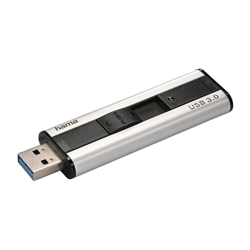 Stick memorie USB Pro+ FlashPen Hama, 128 GB, USB 3.0, Argintiu Hama