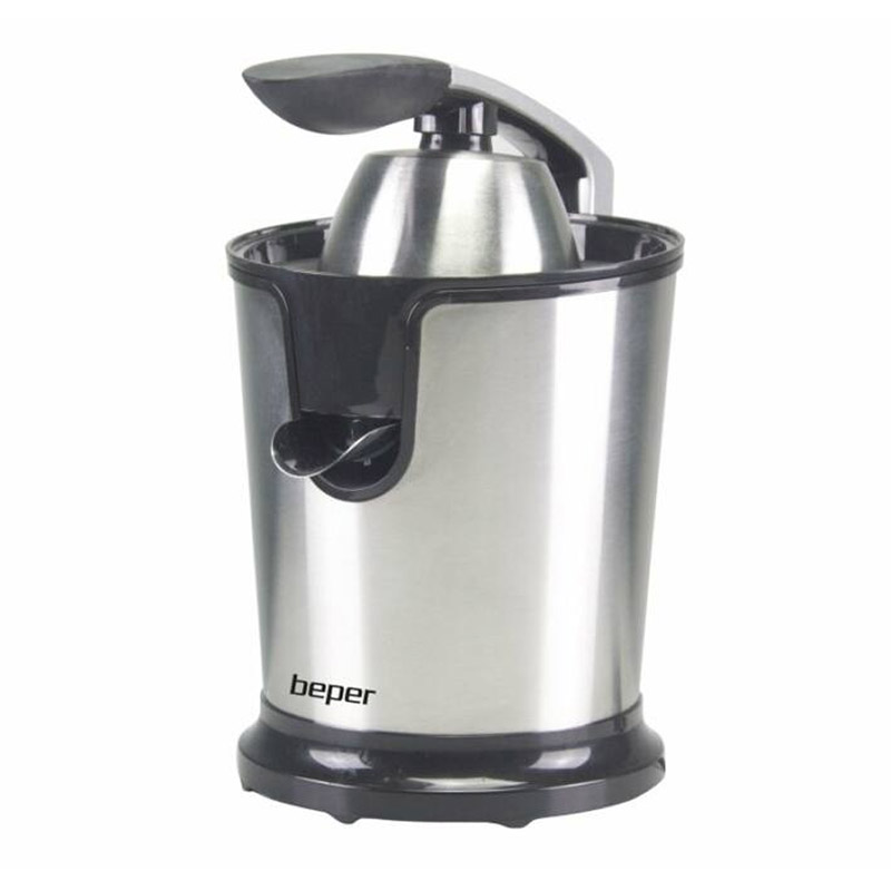 Storcator electric de citrice Beper, 160 W, 2 conuri, corp otel inoxidabil
