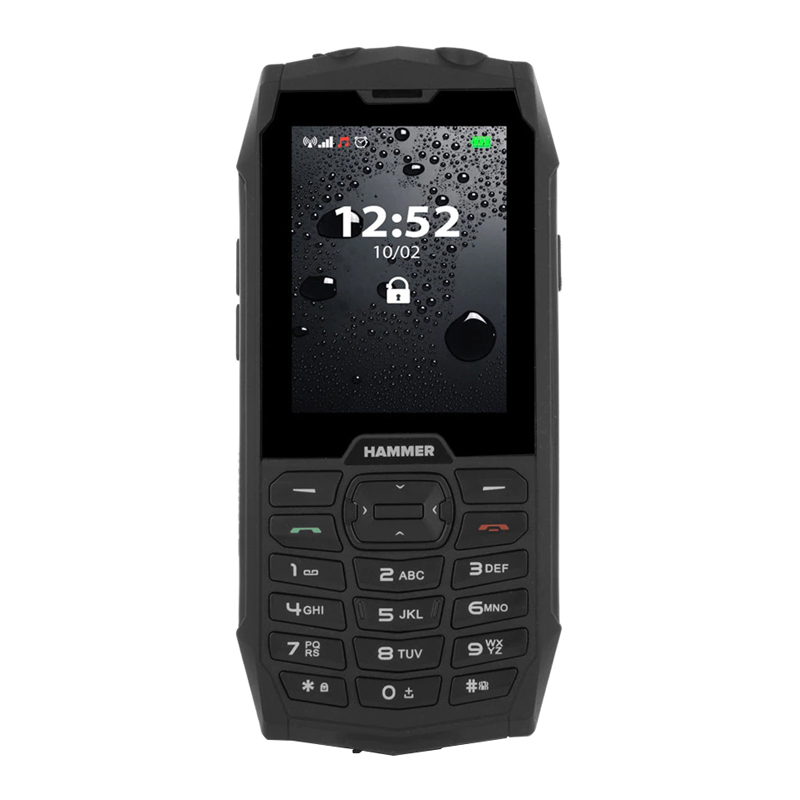 Telefon mobil Hammer 4 Rugged, 2G, ecran 2.8 inch, 64 MB, 64MB RAM, 2 MP, 2000 mAh, Negru myPhone