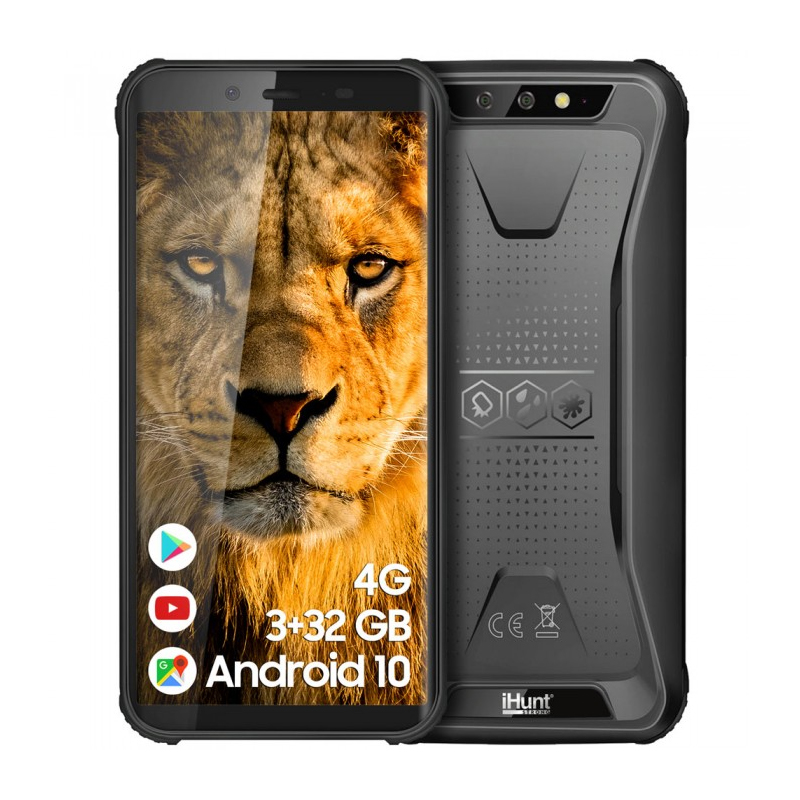 Telefon mobil Smart iHunt S60 Discovery Plus, Android 10, ecran IPS 5.5 inch, 32 GB, 3 GB RAM, 8 MP, 4400 mAh, Dual Sim, Black 2021 shopu.ro
