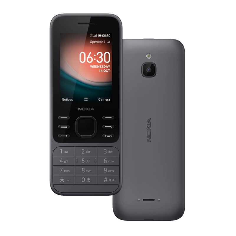 Telefon mobil Nokia, 2.4 inch, 512 MB RAM, 4 GB, 1500 mAh, dual SIM, 4G, Charcoal NOKIA
