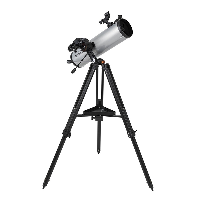 Telescop reflector newtonian StarSense Explorer Celestron, 130 mm, marire 307 x, trepied aluminiu, Gri/Negru Celestron