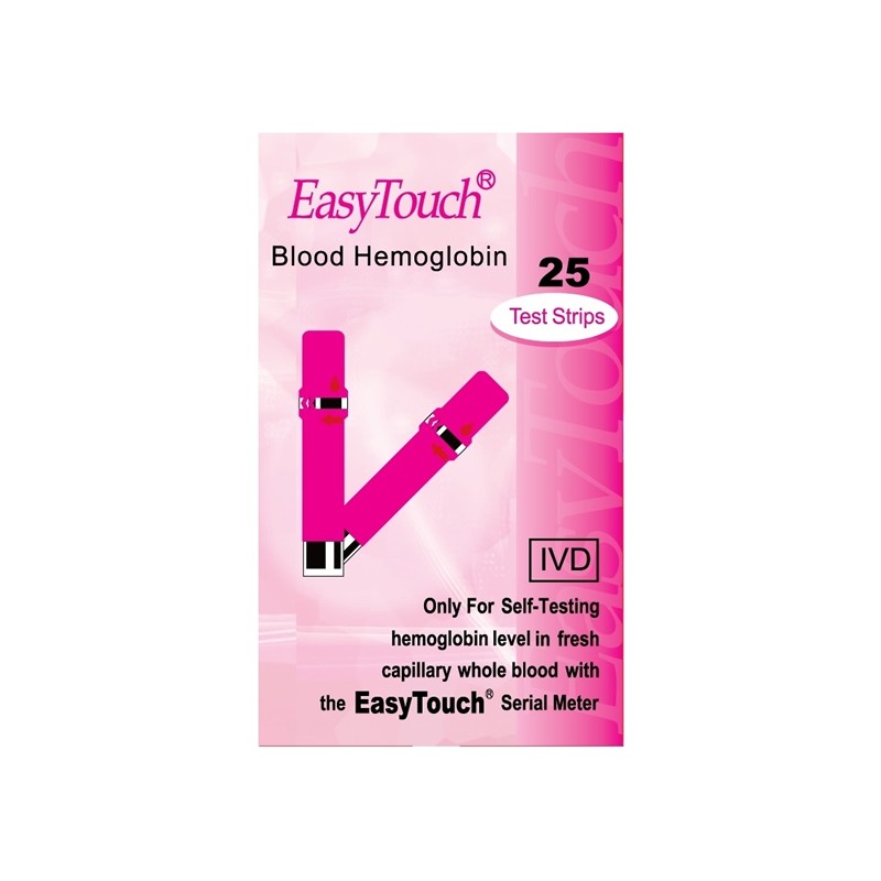 Teste pentru hemoglobina Easy Touch, 25 bucati 2021 shopu.ro