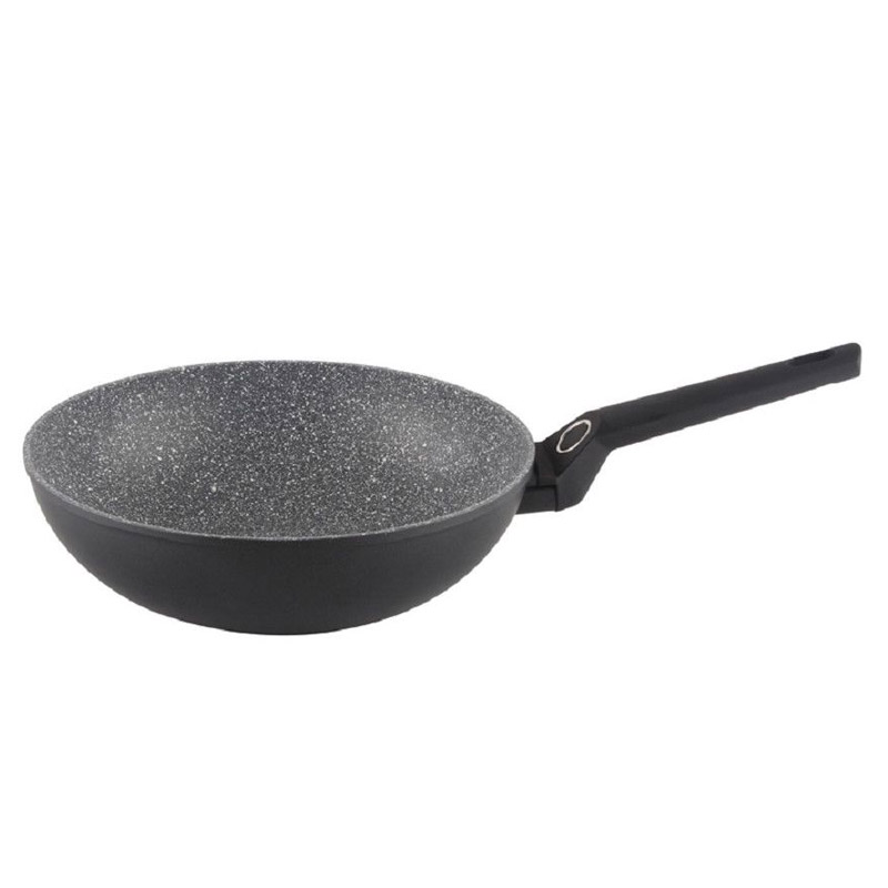 Tigaie wok granit Zilan, diametru 28 cm, adancime 9 cm 2021 shopu.ro