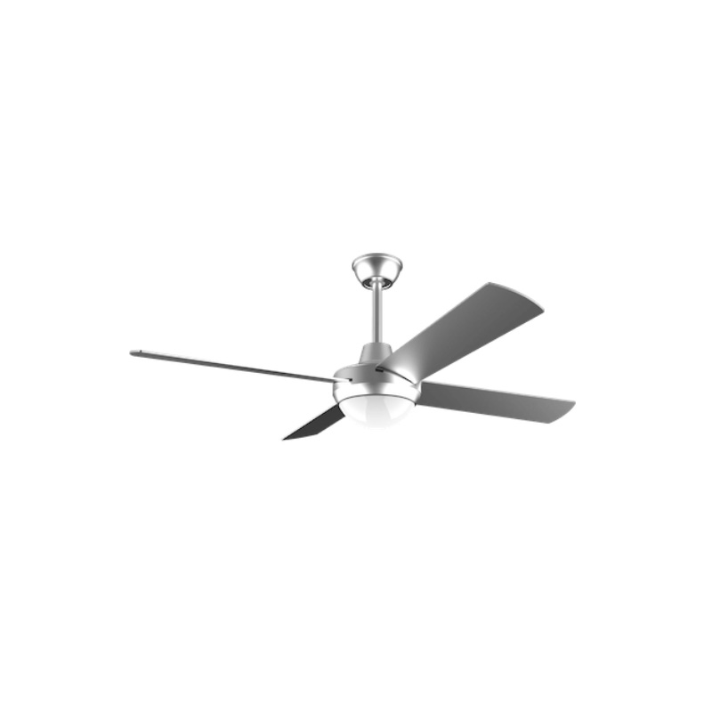 Ventilator tavan Cecotec EnergySilence, 60 W, 132 cm, 4 lame AeroBlade, 3 viteze, temporizator reglabil, telecomanda, lampa, incalzire, racire, Silver