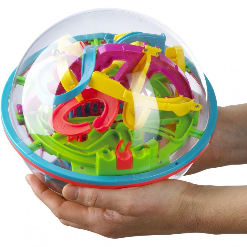 Jucarie interactiva Addictaball Labirint 1 Brainstorm Toys, 19 cm, Multicolor