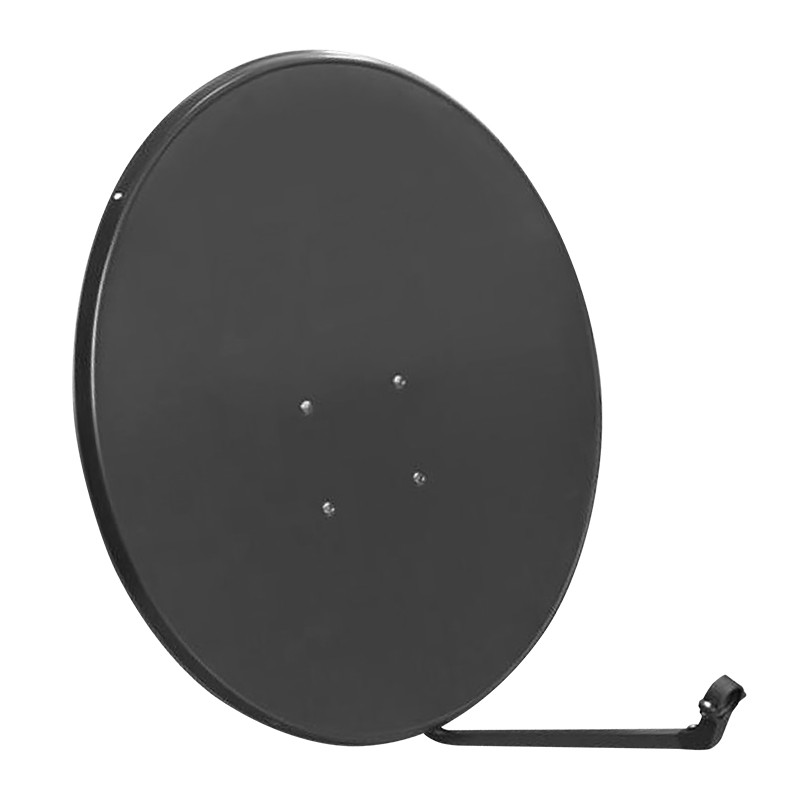 Antena satelit, 80 cm, grafit, Negru General