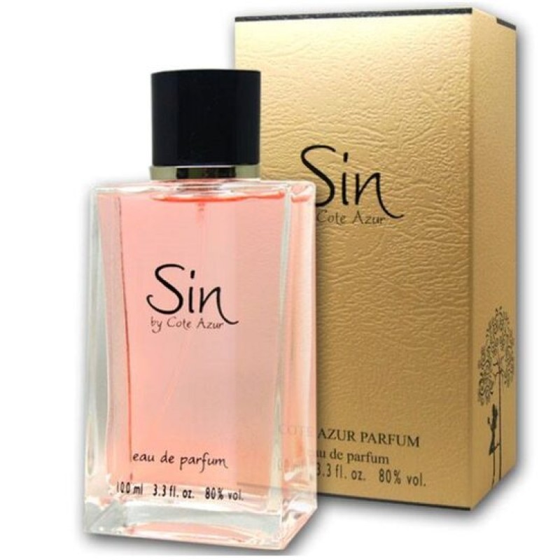 Apa de Parfum Cote d'Azur Sin, 100 ml, note mandarine, lichior coacaze, trandafiri, iasomie