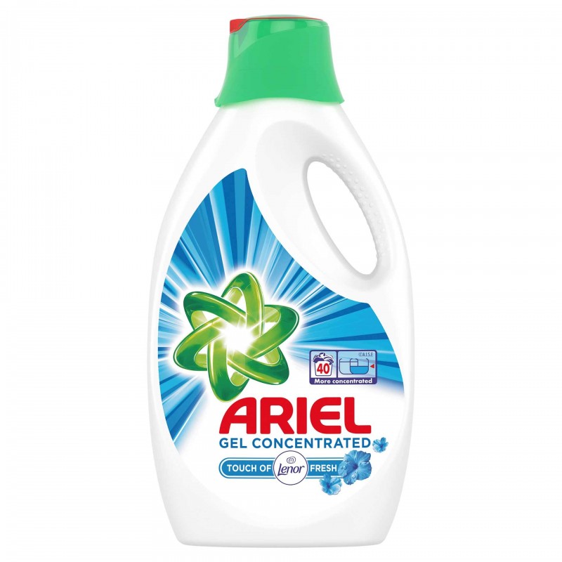 Detergent de rufe lichid automat Ariel automat Lenor Touch, 2.2 l