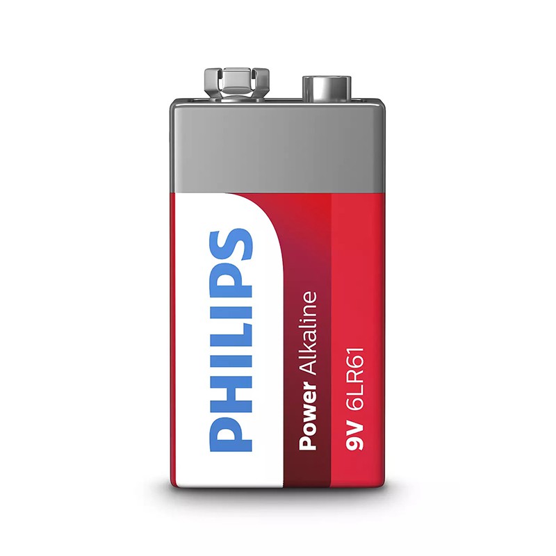 Baterie Power Alkaline Philips, 9 V, 1 bucata 2021 shopu.ro