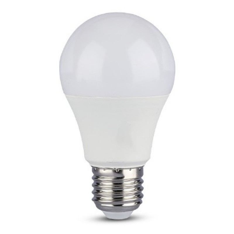 Bec LED V-Tac, A60, 9 W, E 27, 6400 K, 60 x 112 mm, 806 lumeni