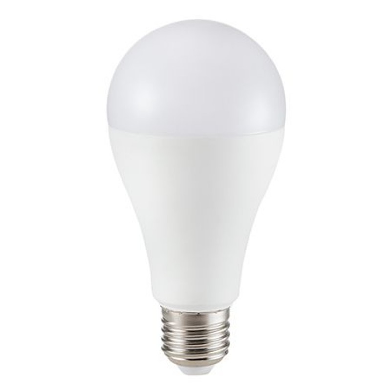 Bec economic cu LED, 15 W, 1250 lm, 6400 K, soclu E27, lumina alb rece, cip Samsung, forma A65 1250 imagine noua