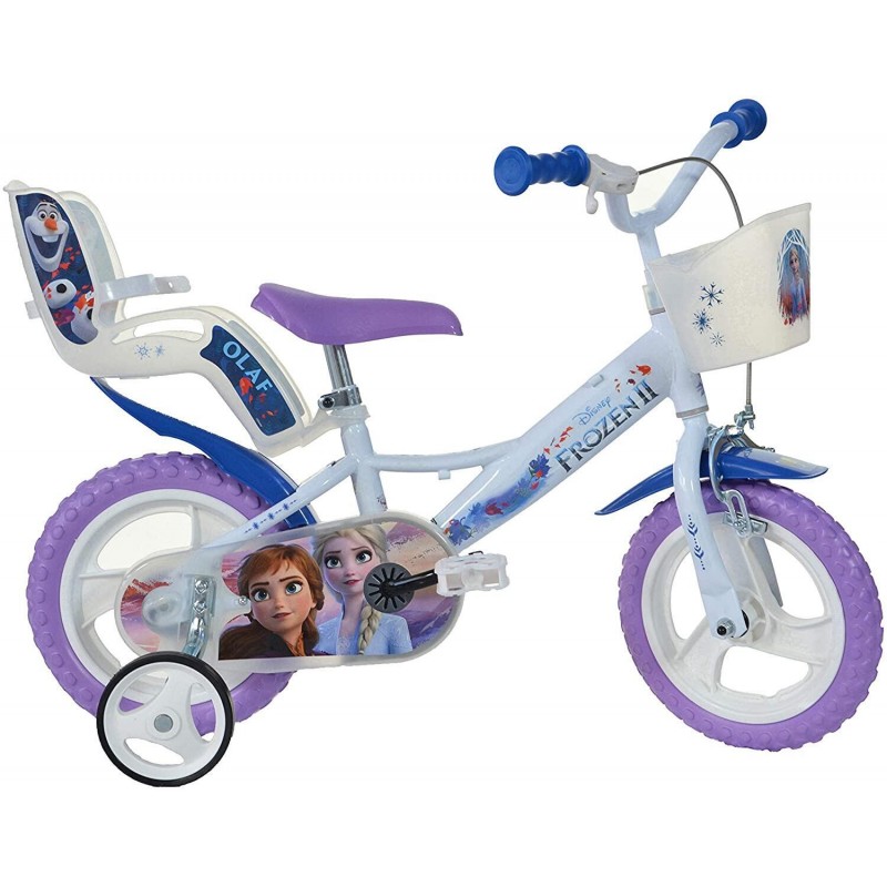 Bicicleta copii Dino Bikes, diametru roata 30 cm, model Frozen