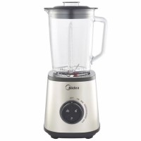 Blender de masa Midea, 1.5 L, recipient sticla, lama inox, 1500 W, carcasa otel Blender de masa Midea, 1.5 L, recipient sticla, lama inox, 1500 W, carcasa otel