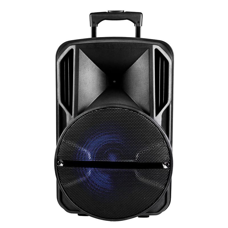 Boxa portabila bluetooth Platinet, 40 W, 1800 mAh, 10 m, USB, functie karaoke, iluminare LED, microfon, telecomanda