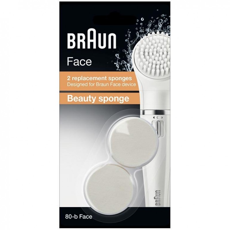 Set rezerve epilator Braun Beauty Sponge, 2 bucati/set ...