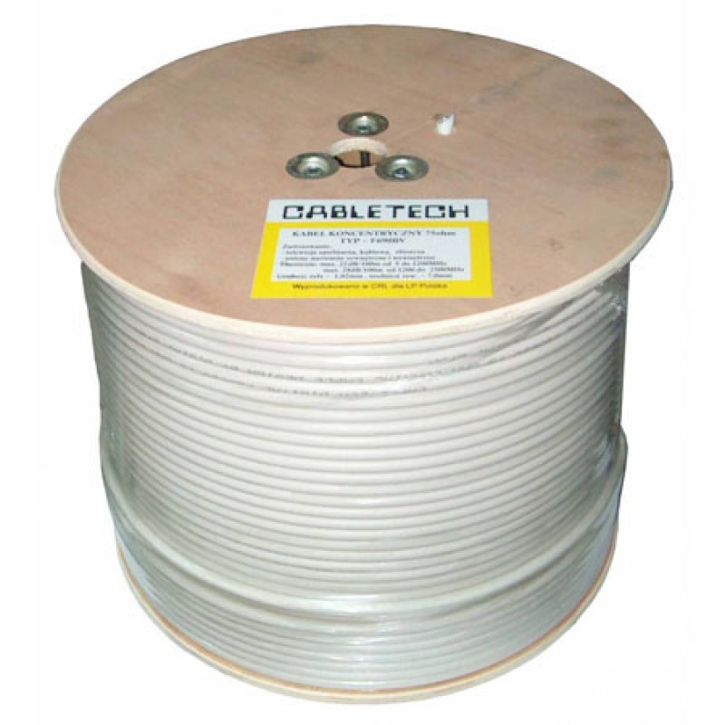 Cablu coaxial RG6U, CSC, 1.0 mm, rola 100 m