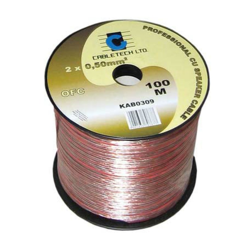 Cablu difuzor Cabletech, material OFC, 2 mm, rola 100 m