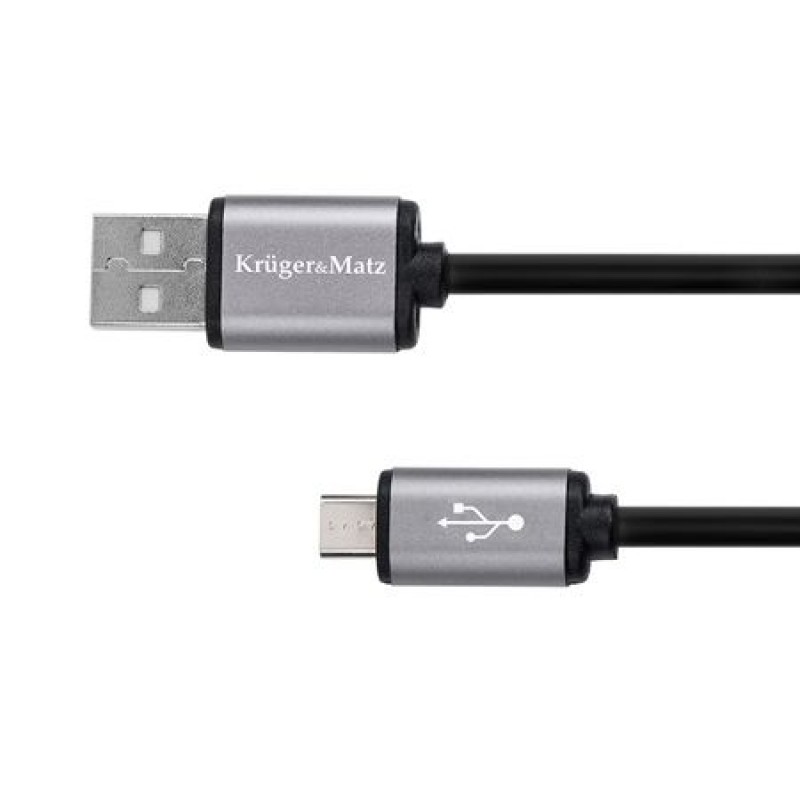 Cablu de date/incarcare Kruger&Matz, USB - Micro USB, 1.8 m 2021 shopu.ro