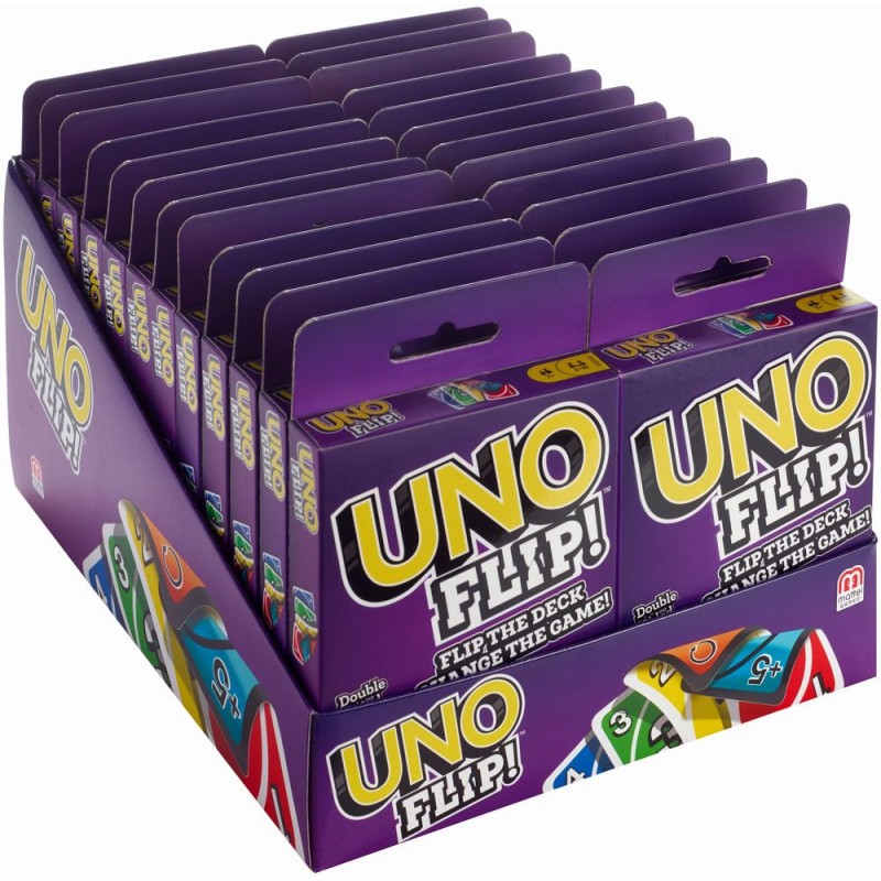 Carti de joc Uno Flip Side, 2-10 jucatori, 7 ani+