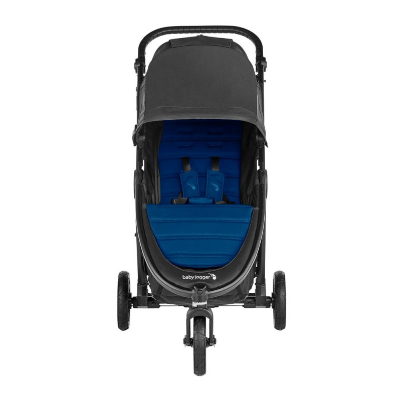 Carucior Baby Jogger City Mini GT2 Windsor, capotina 3 segmente, maner confortabil, albastru