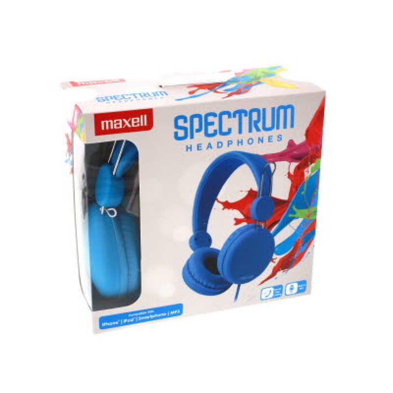 Casti stereo Spectrum HP Maxell, albastru 2021 shopu.ro