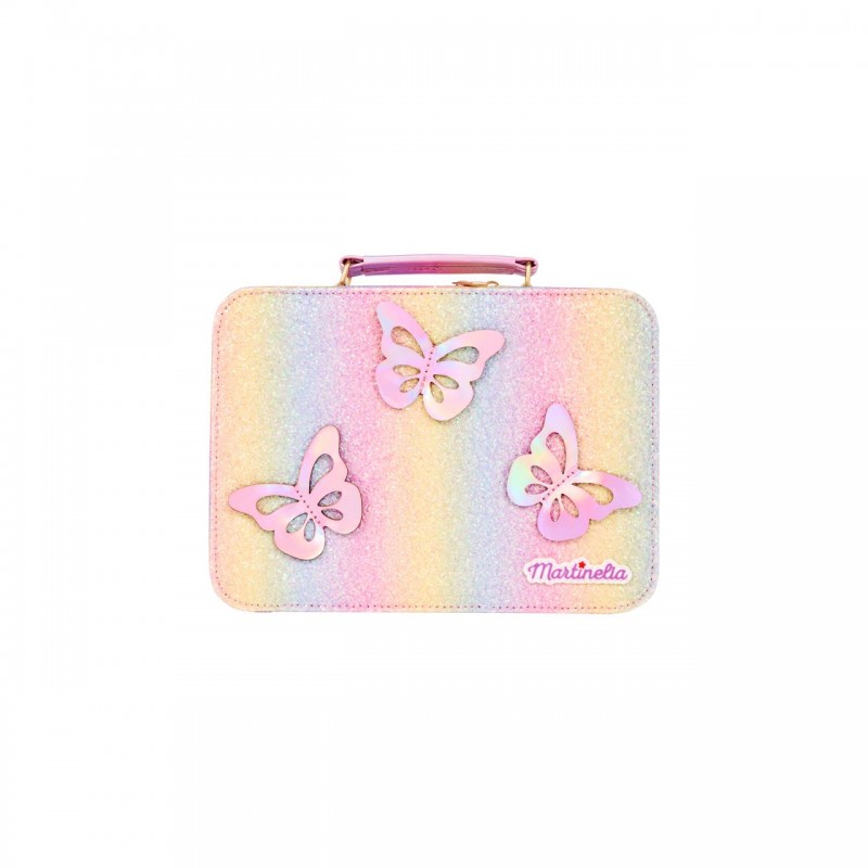 Caseta produse de machiaj Butterfly Shimmer Wings Martinelia, 12 culori