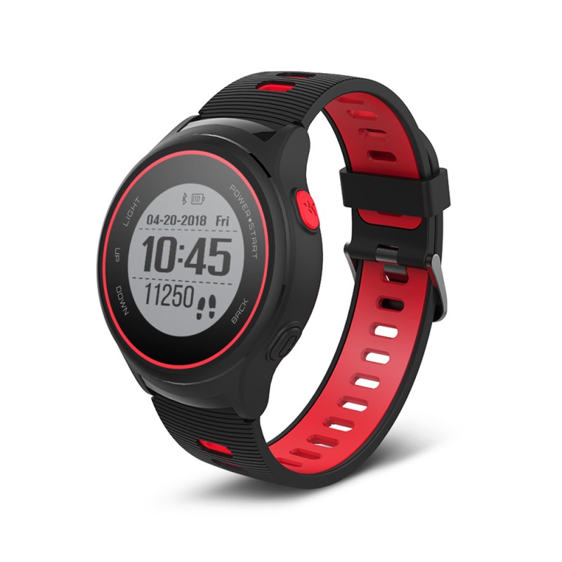 Ceas Forever Smart Watch GPS, 500 mAh, Bluetooth 4.2, functie TripleX, Rosu 2021 shopu.ro