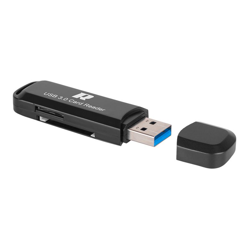 Cititor de card microSD Rebel, USB 3.0, tip A, 640 mb/s Rebel